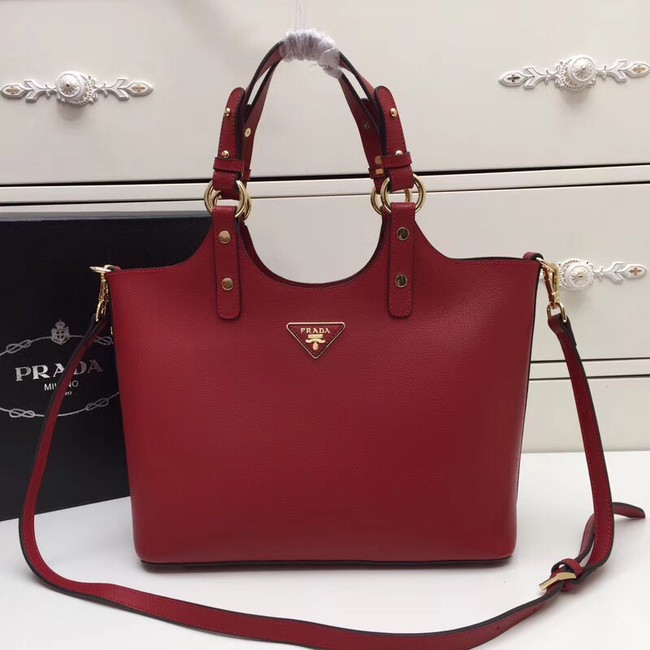 Prada Calf leather bag 2209 red