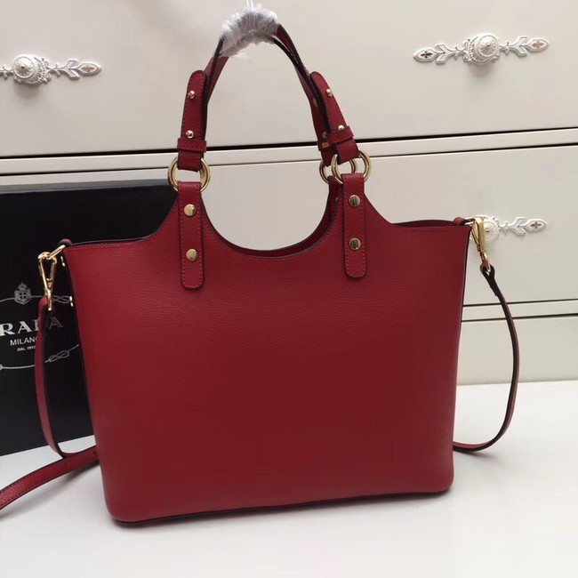 Prada Calf leather bag 2209 red