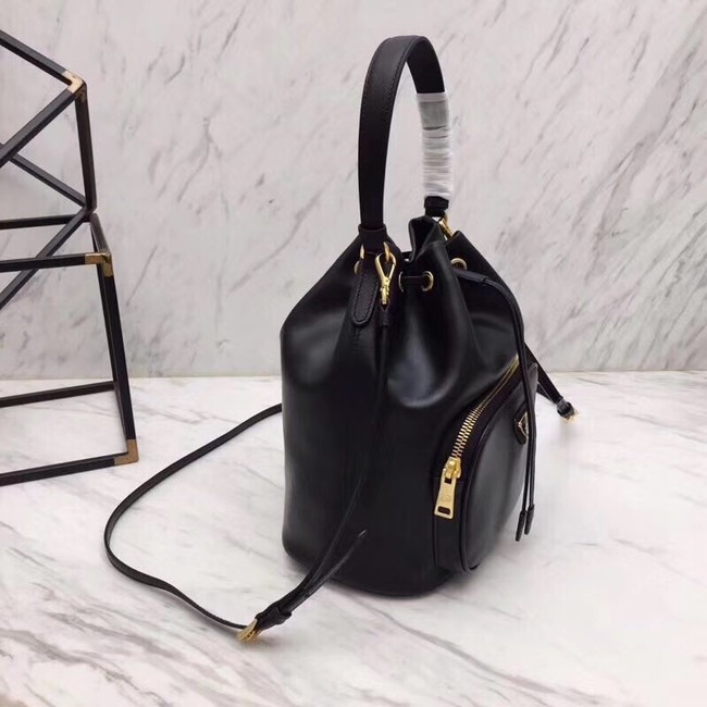 Prada Calf leather bag N1865 black