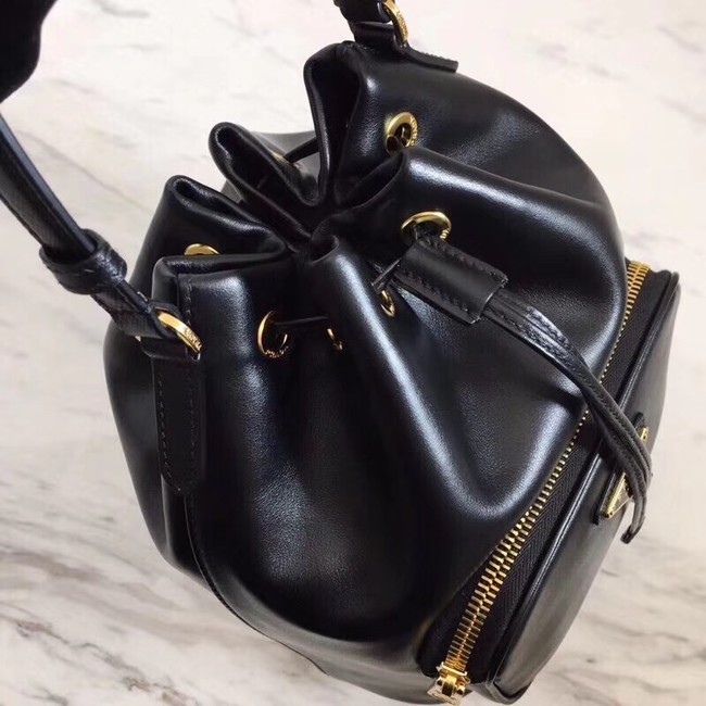 Prada Calf leather bag N1865 black