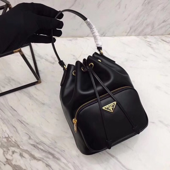 Prada Calf leather bag N1865 black