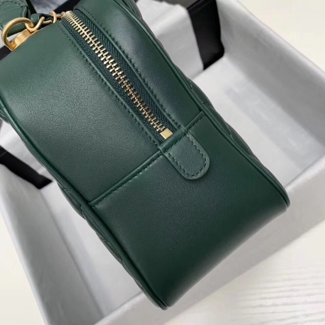 Chanel vanity case Calfskin & Gold-Tone Metal A57906 green