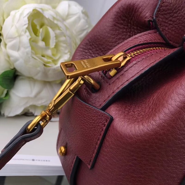 Prada Calf leather bag 1031 Burgundy