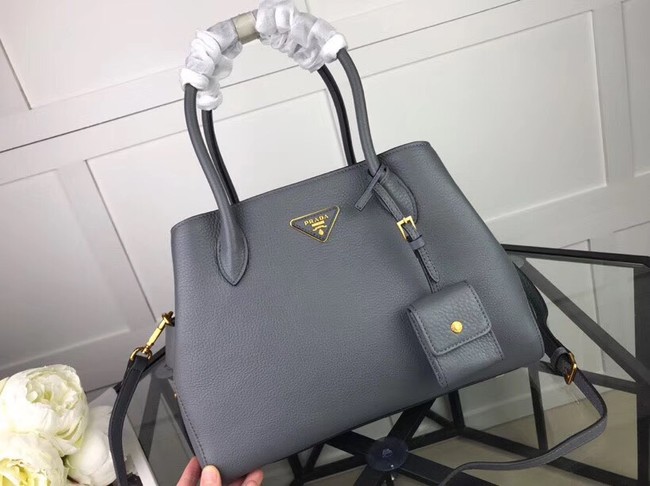 Prada Calf leather bag 1127 grey