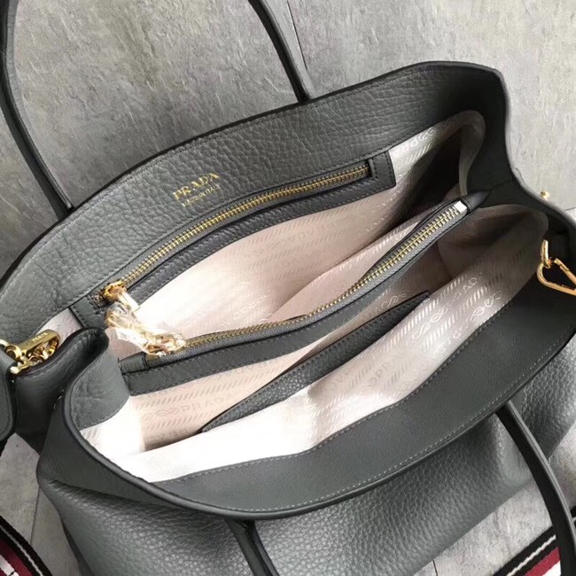Prada Calf leather bag BN1579 grey