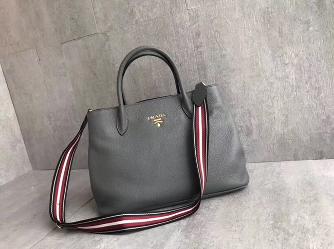 Prada Calf leather bag BN1579 grey