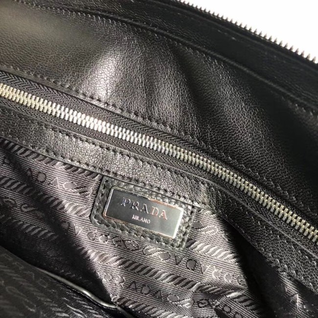 Prada Leather Briefcase 2VE368 black