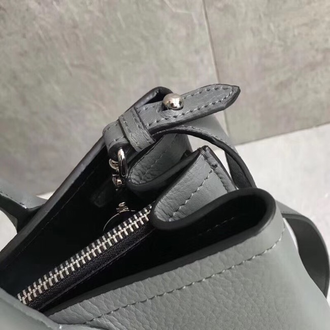 Prada Leather handbag 1BG148 grey