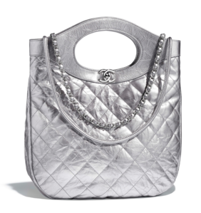 Chanel 31 small shopping bag AS0091 Silver