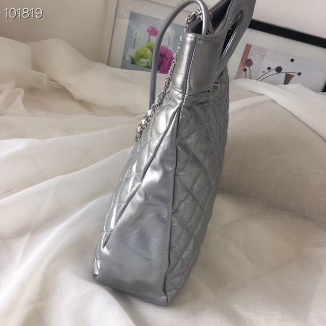 Chanel 31 small shopping bag AS0091 Silver