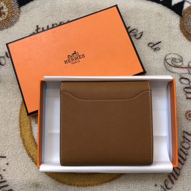 Hermes Constance Wallets espom leather H2297 brown