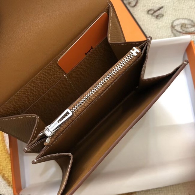 Hermes Constance Wallets espom leather H2297 brown