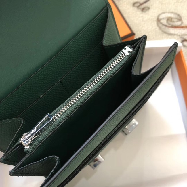 Hermes Constance Wallets espom leather H2297 green