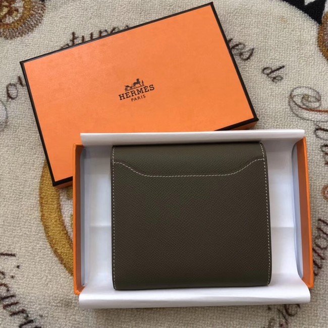 Hermes Constance Wallets espom leather H2297 grey