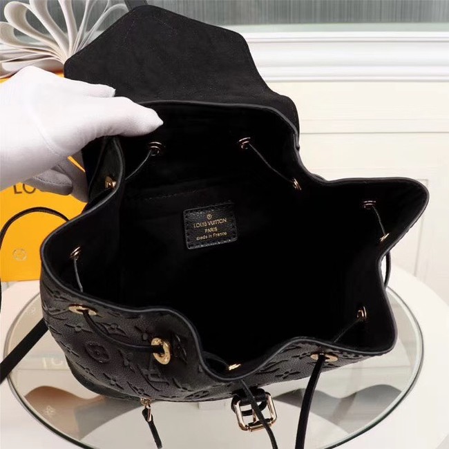 Louis Vuitton Monogram Empreinte Calf Leather Backpack M43431 black