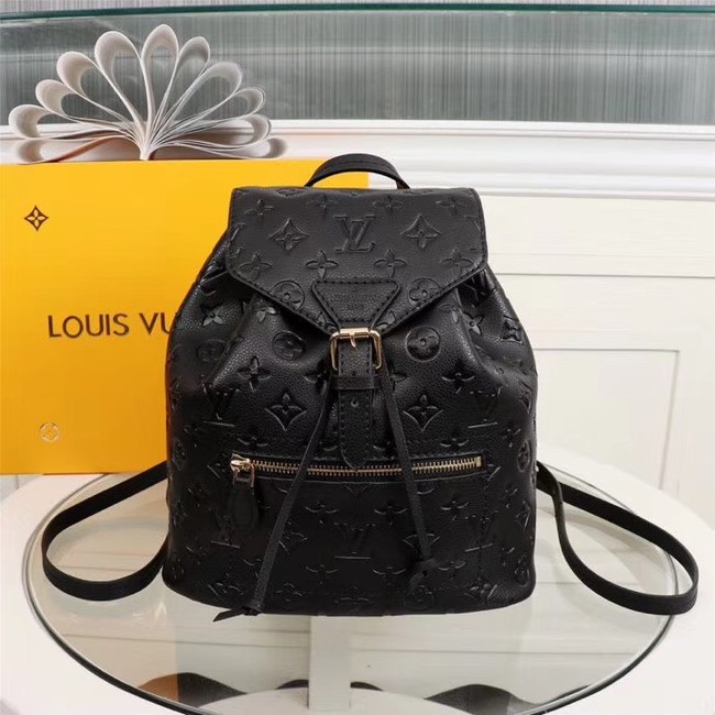 Louis Vuitton Monogram Empreinte Calf Leather Backpack M43431 black
