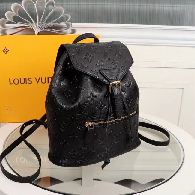 Louis Vuitton Monogram Empreinte Calf Leather Backpack M43431 black