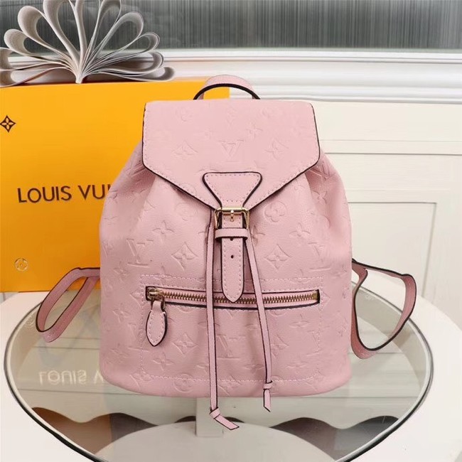 Louis Vuitton Monogram Empreinte Calf Leather Backpack M43431 pink