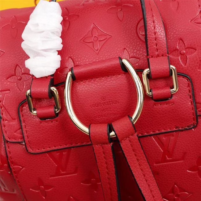 Louis Vuitton Monogram Empreinte Calf Leather Backpack M43431 red