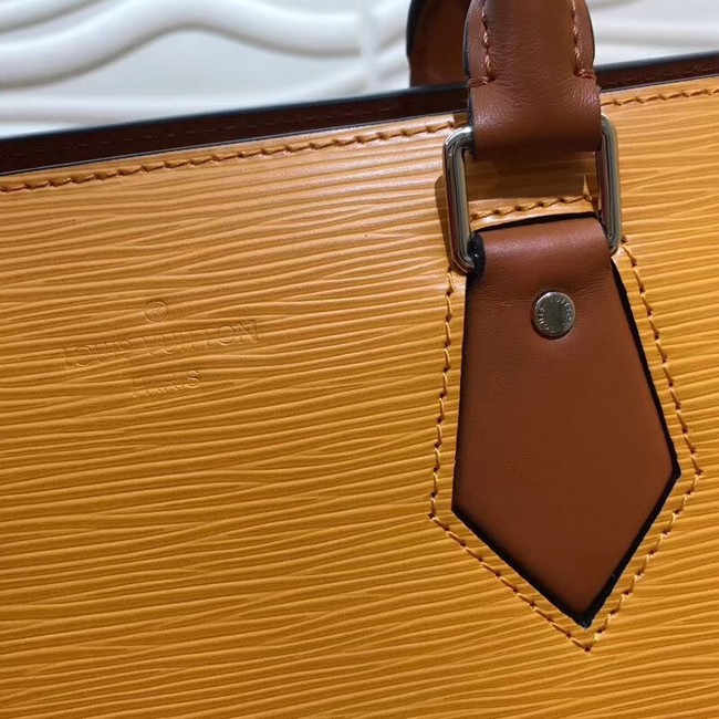 Louis Vuitton SAC TRICOT Epi Leather M52805 yellow