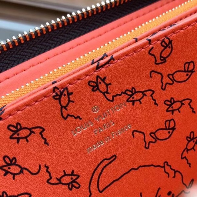 Louis Vuitton ZIPPY WALLET M63875 orange