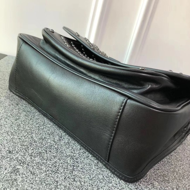 SAINT LAURENT Niki leather shoulder bag 12496 black
