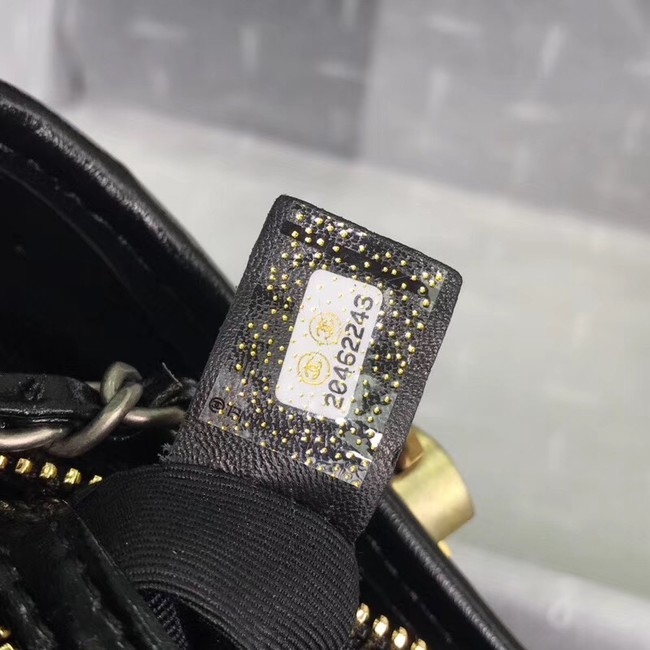 Chanel gabrielle small hobo bag A91810 black&brown