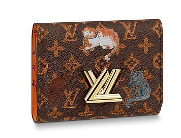 Louis Vuitton Twist Compact Wallet M63889 orange