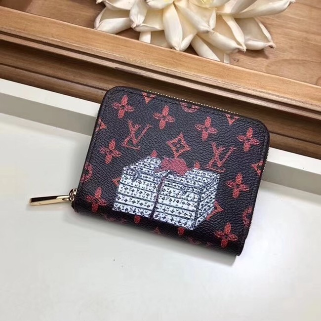 Louis Vuitton Zippy Coin Purse M63884 red