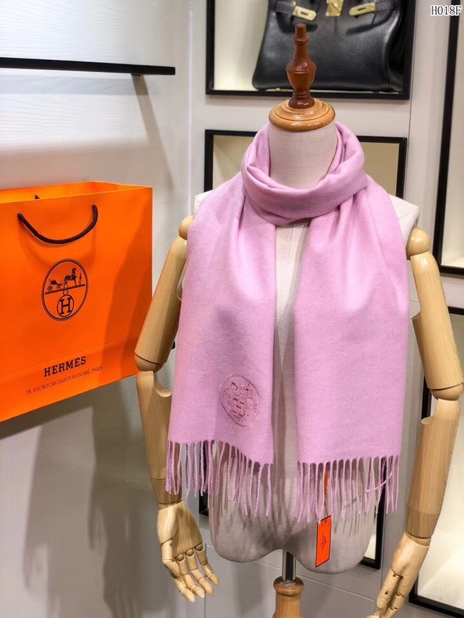 Hermes Cashmere scarf H2599 pink