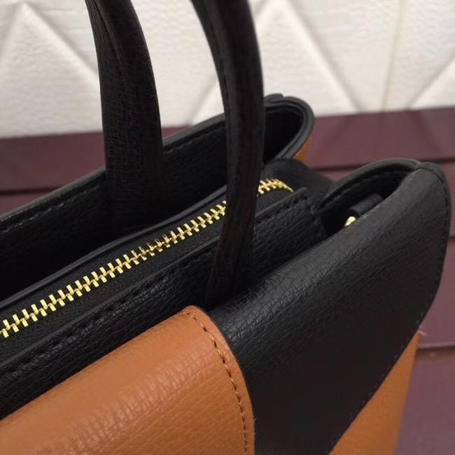 Prada Calf leather bag 13709 brown