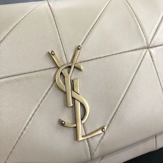 SAINT LAURENT Jamie leather quilted shoulder bag 515821 Cream