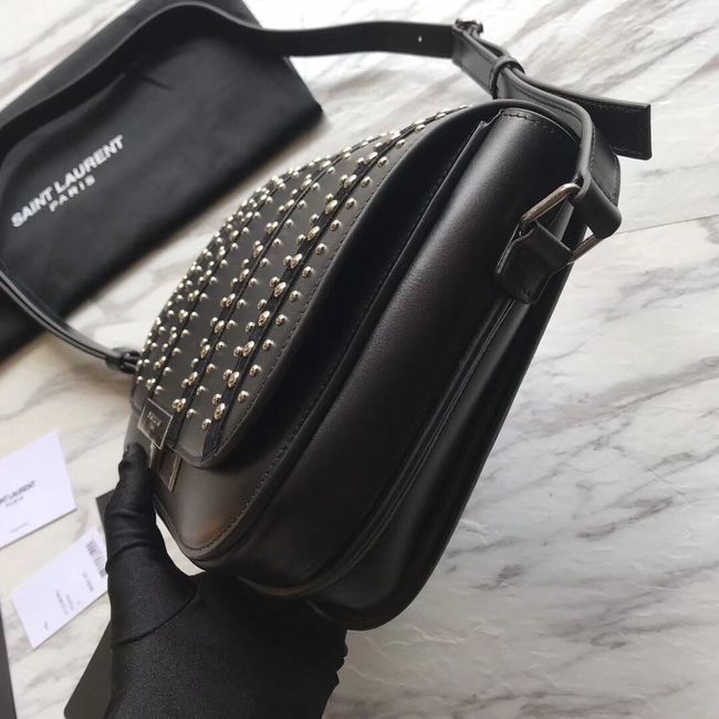 SAINT LAURENT leather shoulder bag Y550257 black