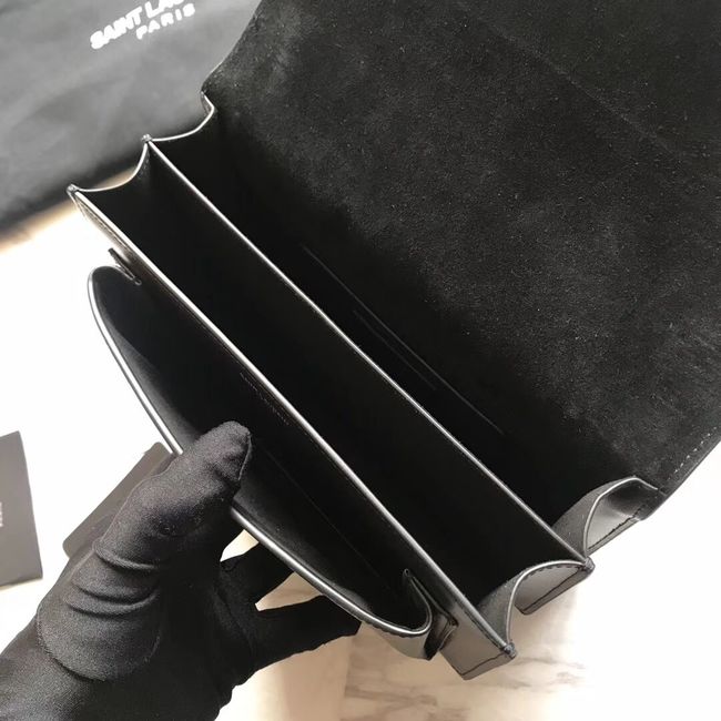 SAINT LAURENT leather shoulder bag Y550286 black