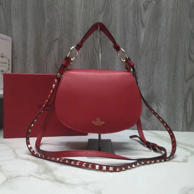 VALENTINO Candy quilted leather cross-body bag V3410 red