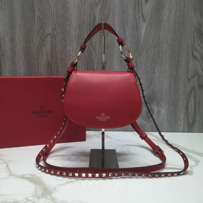 VALENTINO Candy quilted leather cross-body bag V3412 red