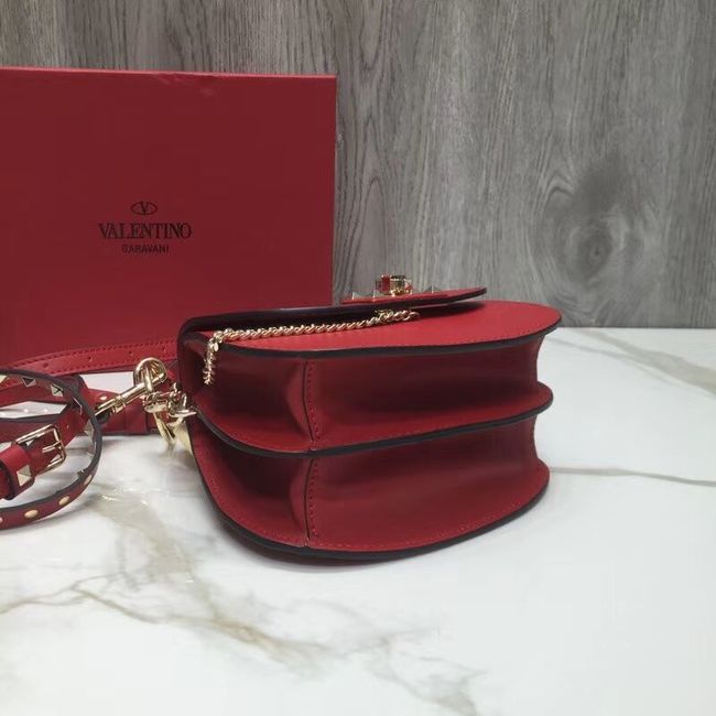 VALENTINO Candy quilted leather cross-body bag V3412 red