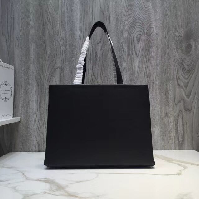 VALENTINO Rockstud grained leather shopper bag V2052 black
