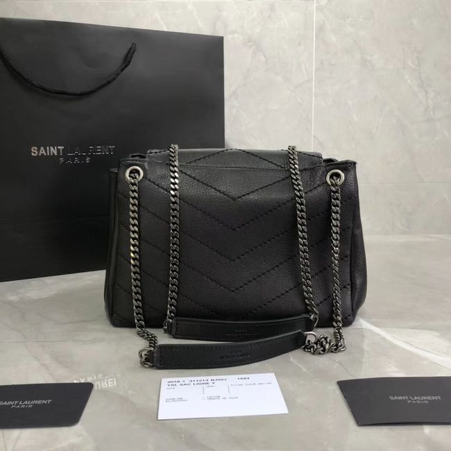 SAINT LAURENT leather shoulder bag Y554248 black