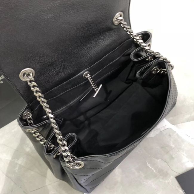 SAINT LAURENT leather shoulder bag Y554256 black