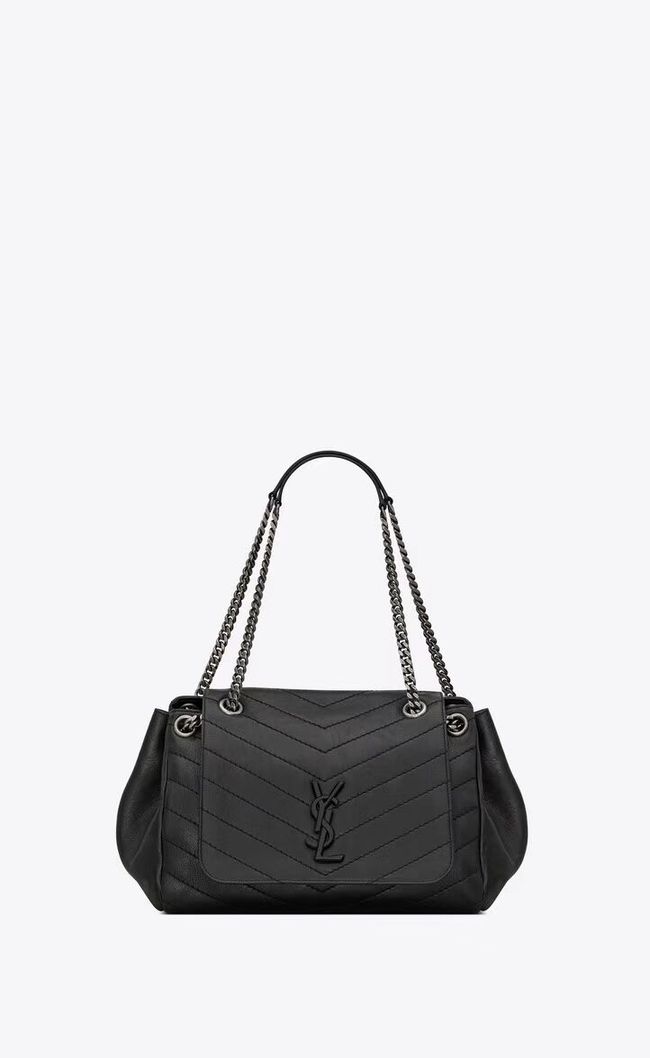 SAINT LAURENT leather shoulder bag Y554256 black