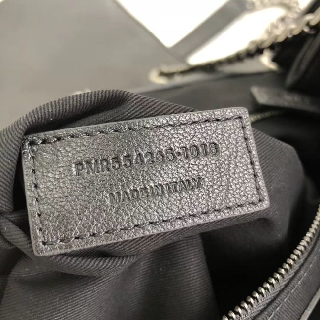 SAINT LAURENT leather shoulder bag Y554256 black