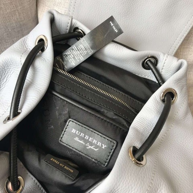 BURBERRY Leather backpack 48791 grey