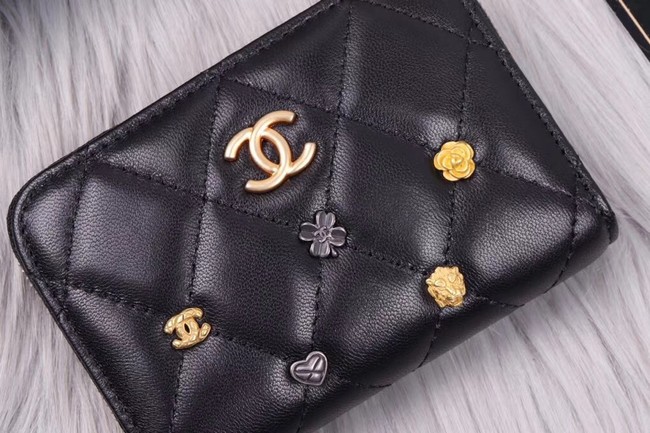 Chanel classic card holder A81610 black