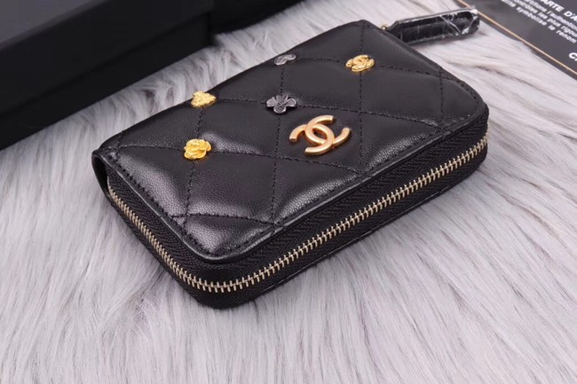 Chanel classic card holder A81610 black