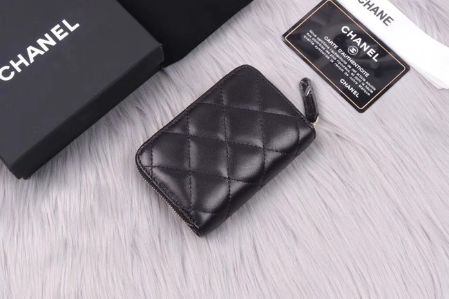 Chanel classic card holder A81610 black