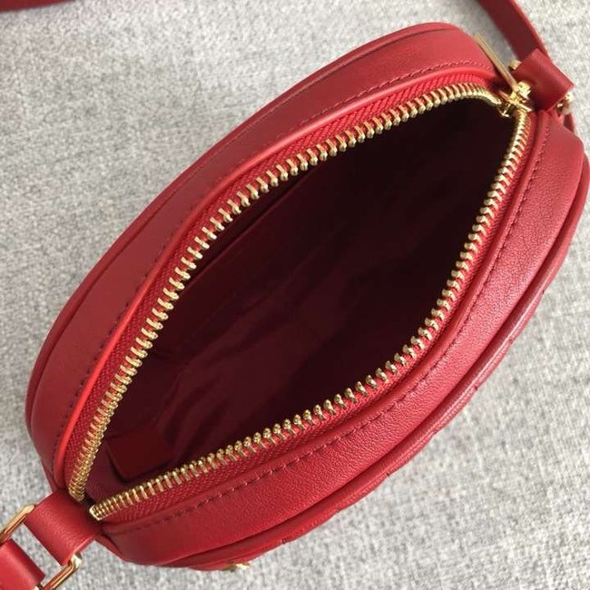 CELINE CROSS BODY SMALL C CHARM BAG IN QUILTED CALFSKIN 188363 RED