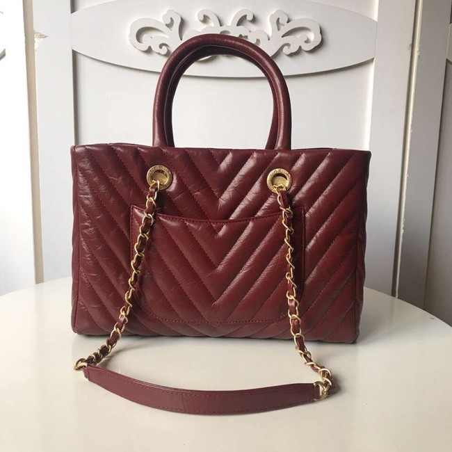 Chanel Original large shopping bag A57974 Burgundy