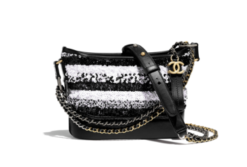 Chanel gabrielle small hobo bag A91810 White & Black