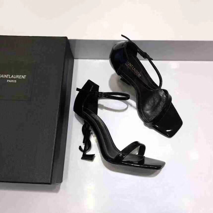 Yves Saint Laurent Pump Sandals Patent YSL264LWR